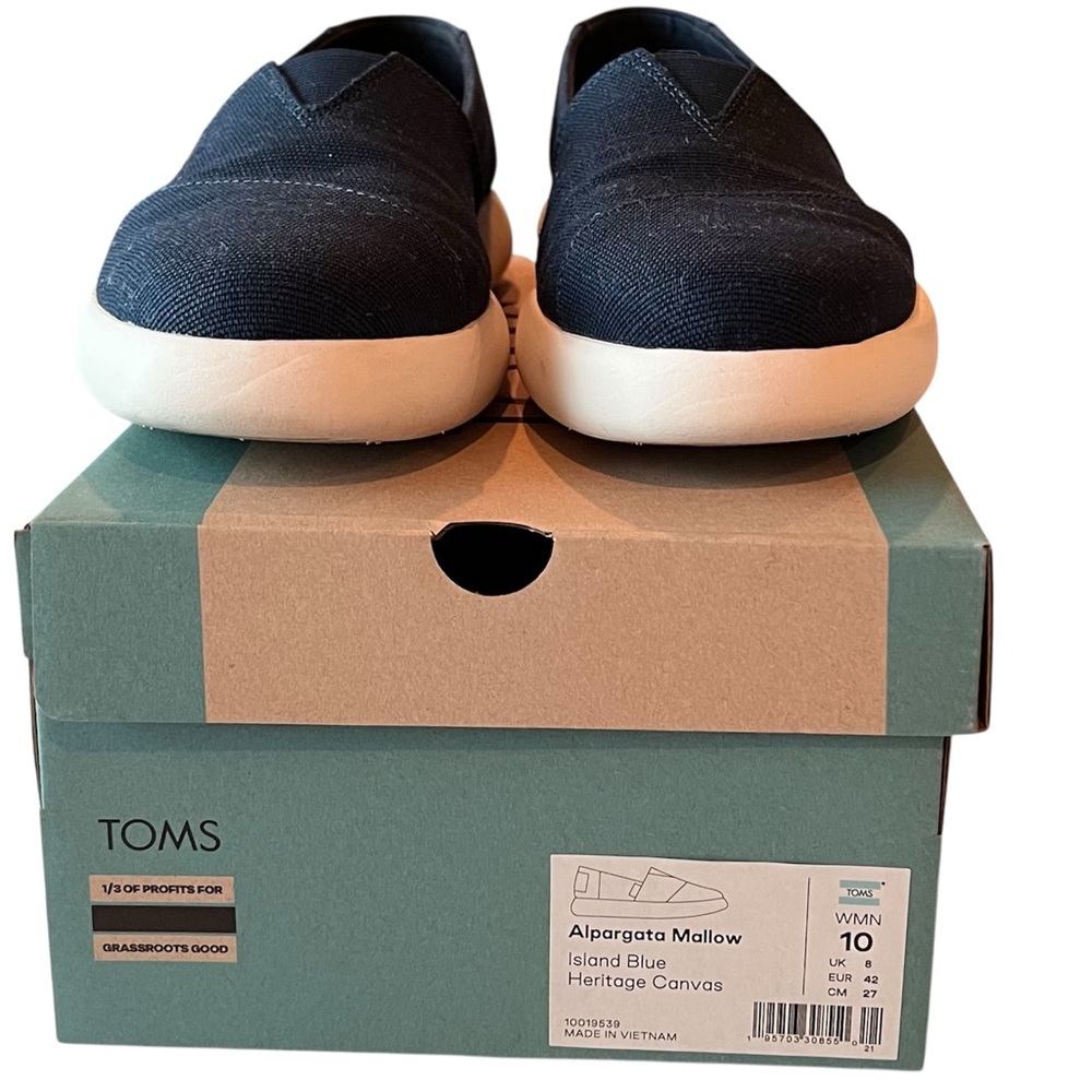 TOMS island blue Heritage Canvas Mallow